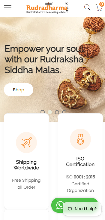 Rudradharma app screen 1