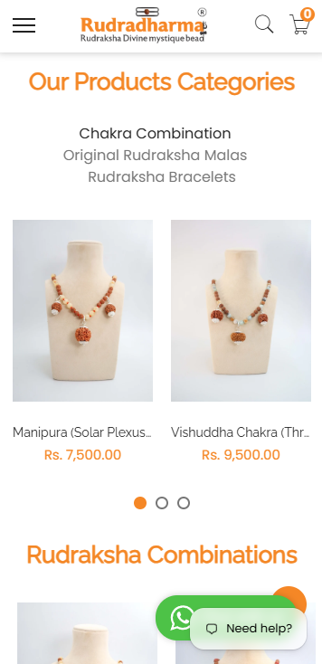 Rudradharma app screen 2