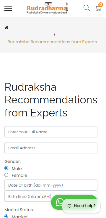 Rudradharma app screen 6