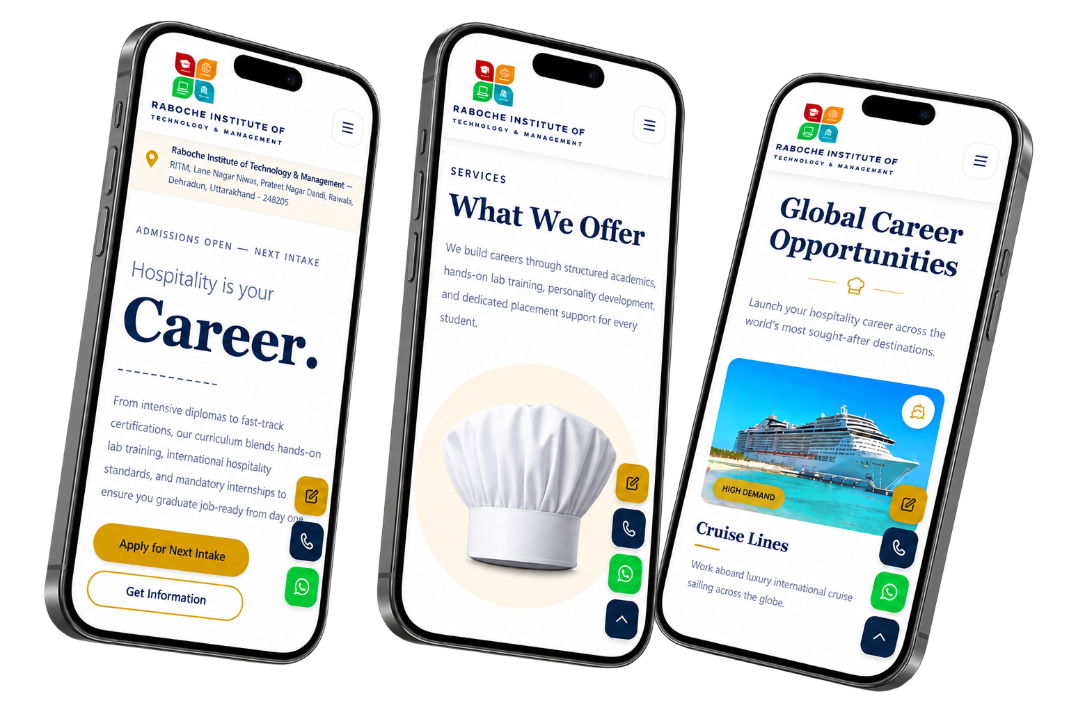 RITM Hospitality Institute Website