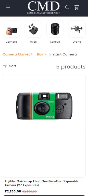 Camera Market app screen 3