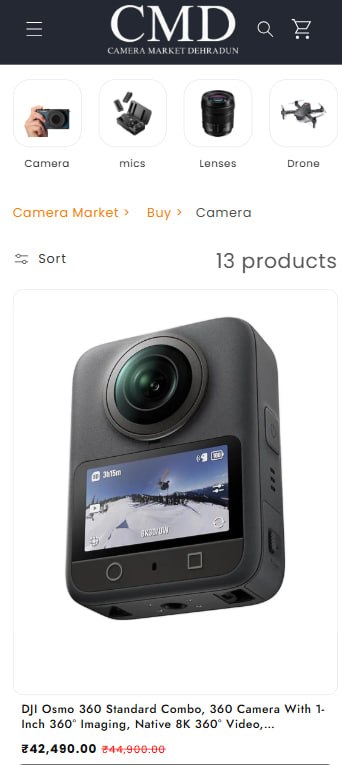 Camera Market app screen 4