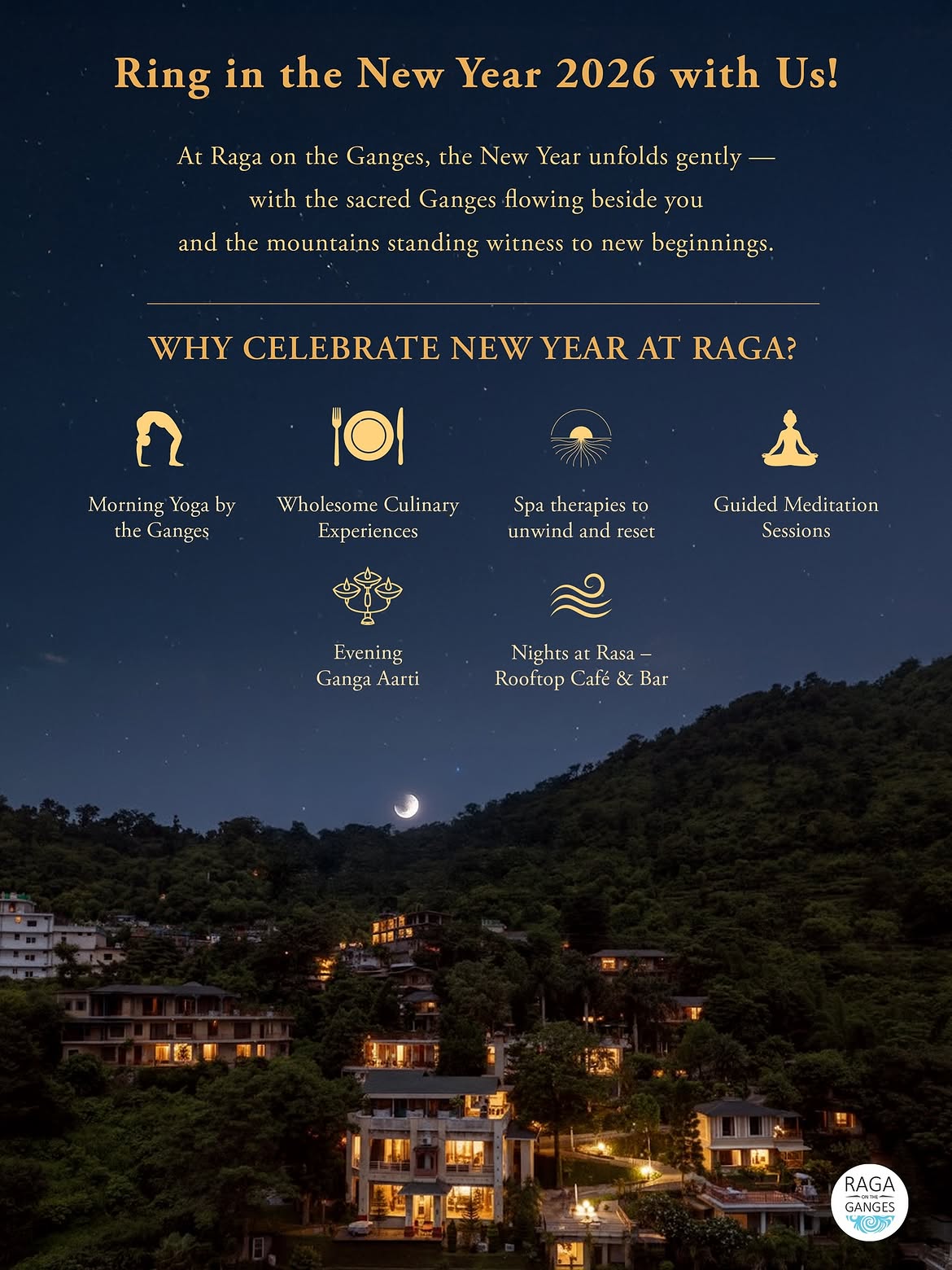 Raga Rishikesh campaign poster